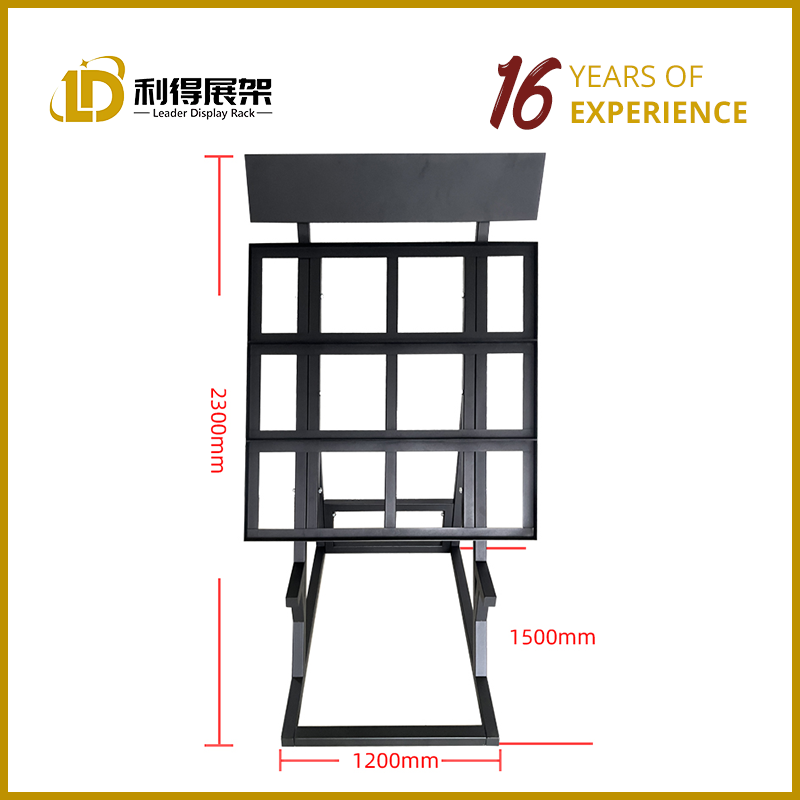 Rack de exibição de ardósia estável de exibição vertical de alta qualidade